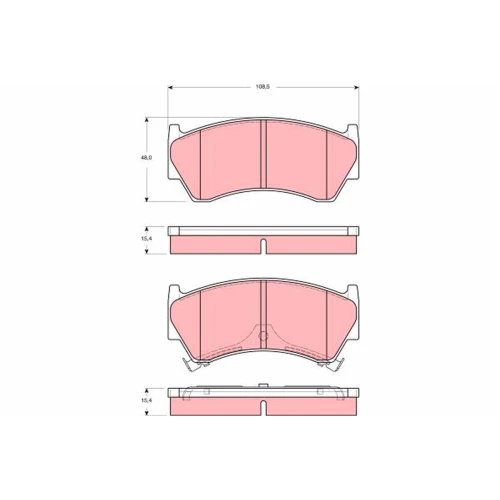 BRAKE PADS FOR DISC BRAKES - 0