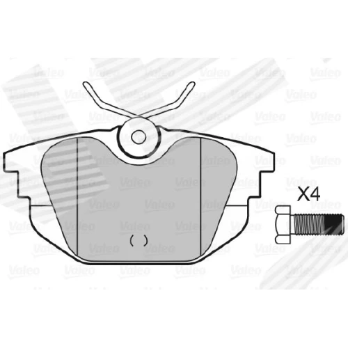 BRAKE PADS FOR DISC BRAKES - 1