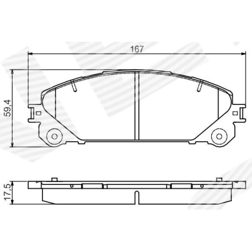 BRAKE PADS FOR DISC BRAKES - 6