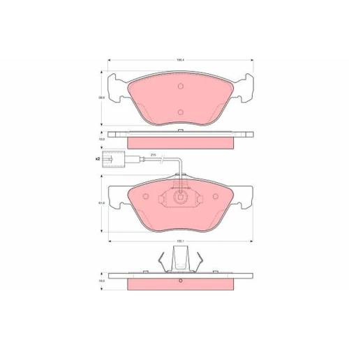 BRAKE PADS FOR DISC BRAKES - 0