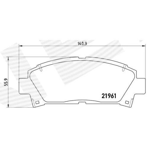 BRAKE PADS FOR DISC BRAKES - 0