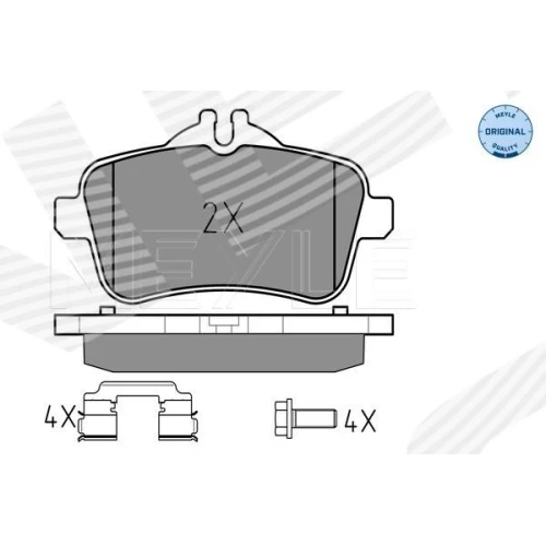 BRAKE PADS FOR DISC BRAKES - 1