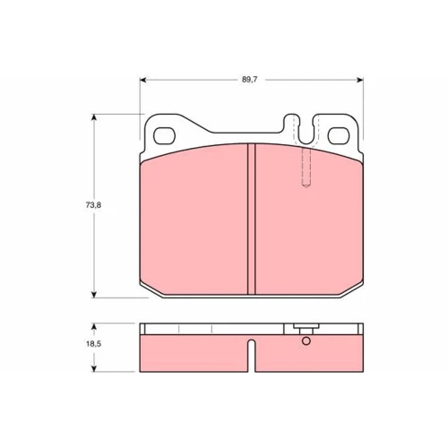 BRAKE PADS FOR DISC BRAKES - 0