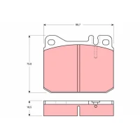 Brake pads for disc brakes