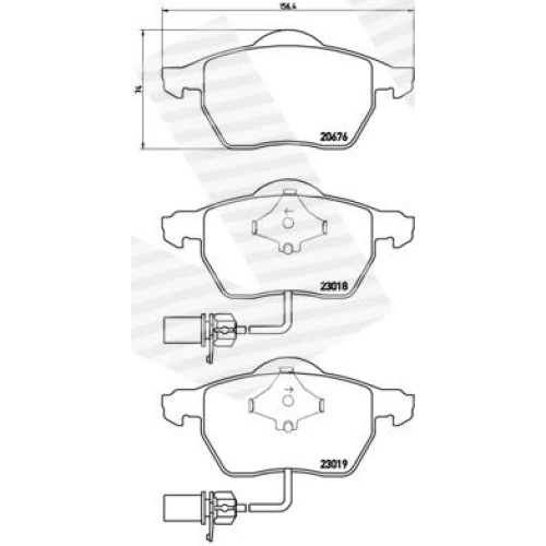 BRAKE PADS FOR DISC BRAKES - 0