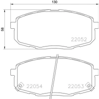 Brake pads for disc brakes