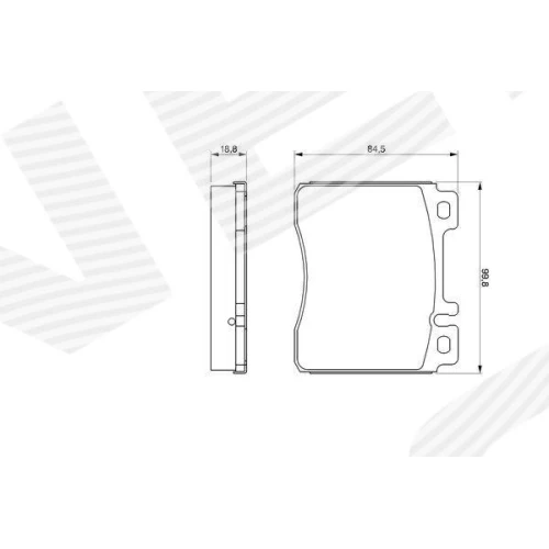 BRAKE PADS FOR DISC BRAKES - 6