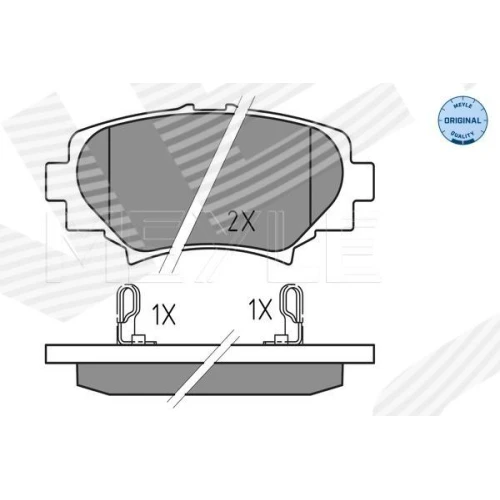 BRAKE PADS FOR DISC BRAKES - 1