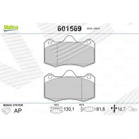 Brake pads for disc brakes