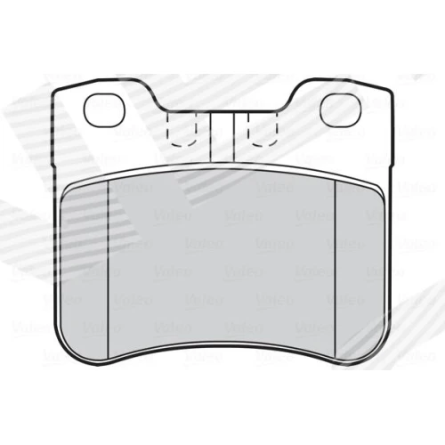 BRAKE PADS FOR DISC BRAKES - 1