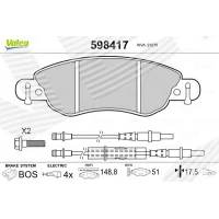 Brake pads for disc brakes