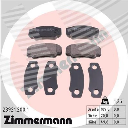 BRAKE PADS FOR DISC BRAKES - 0