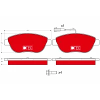 Brake pads for disc brakes