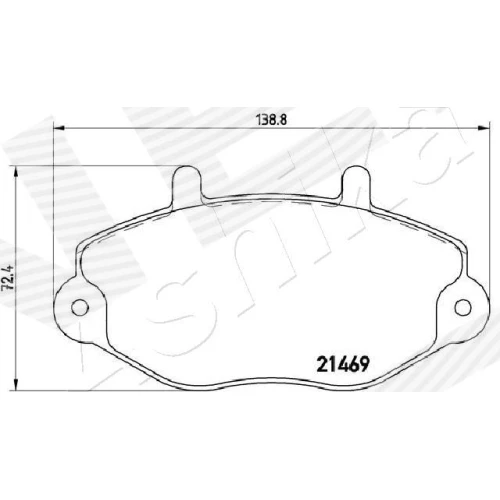 BRAKE PADS FOR DISC BRAKES - 1