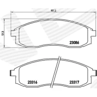 BRAKE PADS FOR DISC BRAKES