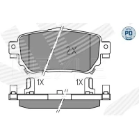 Brake pads for disc brakes