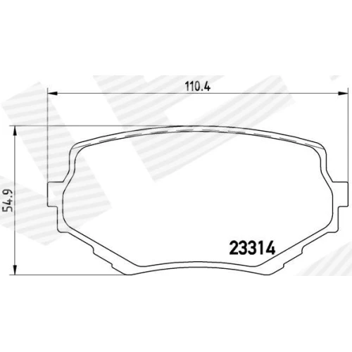 BRAKE PADS FOR DISC BRAKES - 0