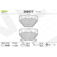 Brake pads for disc brakes