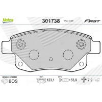 Brake pads for disc brakes