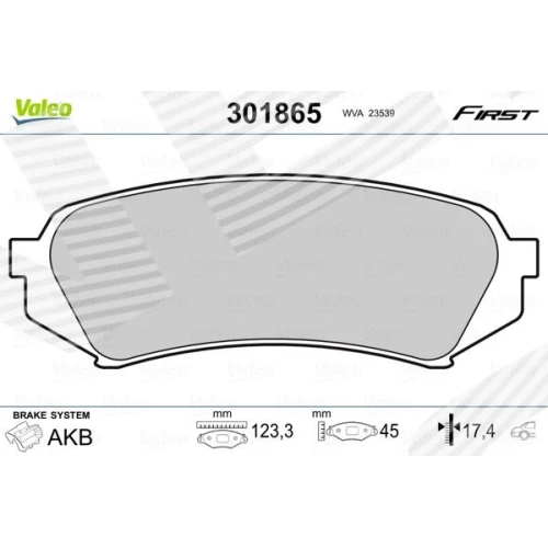 BRAKE PADS FOR DISC BRAKES - 0