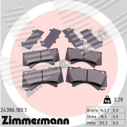 BRAKE PADS FOR DISC BRAKES - 0