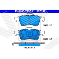 Brake pads for disc brakes