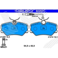 Brake pads for disc brakes