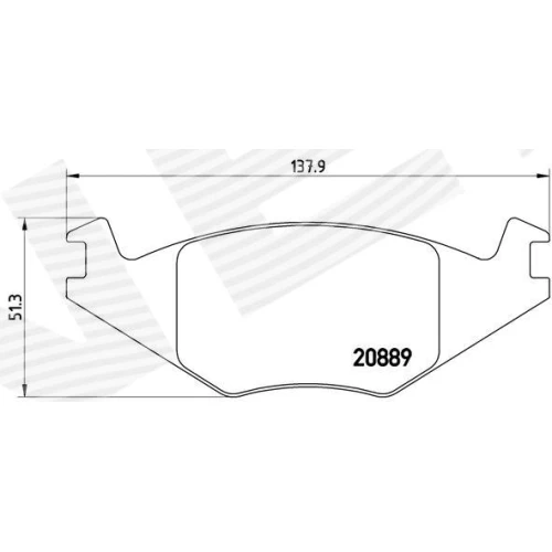 BRAKE PADS FOR DISC BRAKES - 0