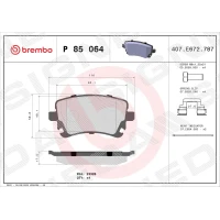 Brake pads for disc brakes