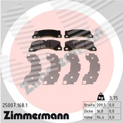 BRAKE PADS FOR DISC BRAKES - 0