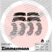 Brake pads for disc brakes