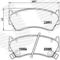 Brake pads for disc brakes