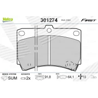 Brake pads for disc brakes