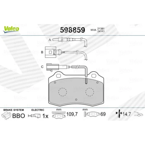 BRAKE PADS FOR DISC BRAKES - 0