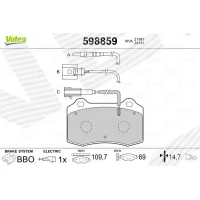 Brake pads for disc brakes