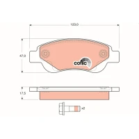 Brake pads for disc brakes