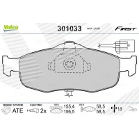 Brake pads for disc brakes