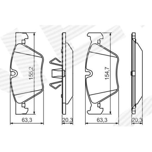 BRAKE PADS FOR DISC BRAKES - 4