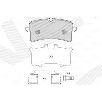 Brake pads for disc brakes