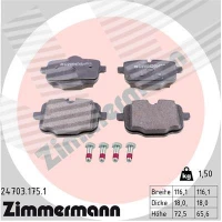 Brake pads for disc brakes