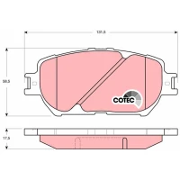 Brake pads for disc brakes