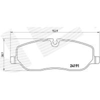 Brake pads for disc brakes