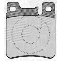 Brake pads for disc brakes