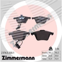 Brake pads for disc brakes