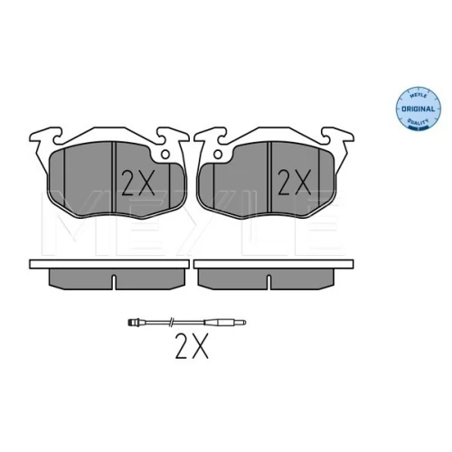 BRAKE PADS FOR DISC BRAKES - 1