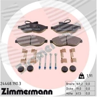 Brake pads for disc brakes