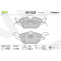 Brake pads for disc brakes