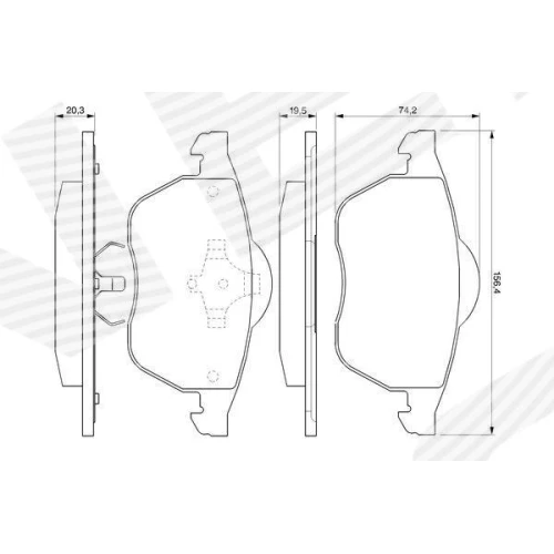 BRAKE PADS FOR DISC BRAKES - 6