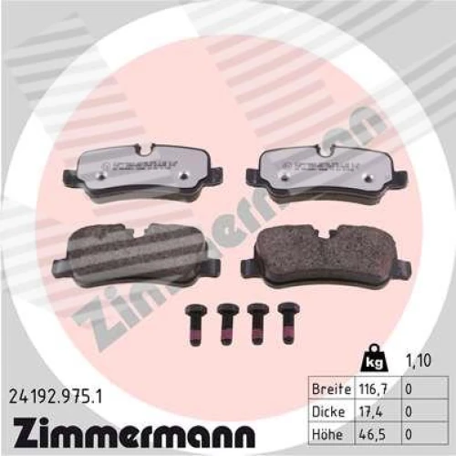 BRAKE PADS FOR DISC BRAKES - 0