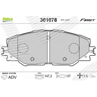 Brake pads for disc brakes